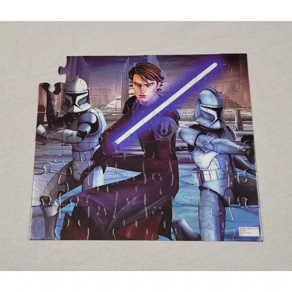 Star Wars Clone Wars Anakin Skywalker 48-piece Jigsaw Puzzle (Missing 1 Piece)